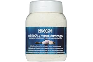 BingoSpa dead sea 100% sal de baño del Mar Muerto para tratamientos de baño, hidromasaje y spa 1250 g