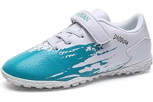 VTASQ Boys Football Boots FG/AG Soccer Athletics Training Shoes Running Teenager Indoor Outdoor Sports Sneakers for Kids Unisex Non-Slip Breathable