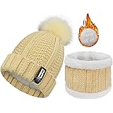 Yuson Girl Cappello Donna Invernale Berretti e Sciarpe Donna con Sciarpa Donna Berretti in Maglia