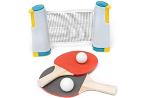 ADDPLAY Instant Table Tennis ~ Play Table Tennis on any table! ~ Home, Office, anywhere with a table! Just pitch up & play away!