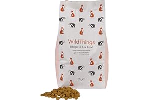 WILD THINGS WildThings Badger & Fox Food - With Added Vitamins & Minerals, Delicious & Crunchy Texture, Promotes Good Dental Health (2kg)