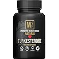 Turkesterone with Piperine for Max Absorption | (1000mg) Serving | 60 High Potency Capsules | Vegan | No Binders No Fillers | Non-GMO | All Natural Ingredients | Male Booster | Natural Test | No Soy