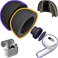 CharJenPro AirFoams Pro Ultra Memory Foam Ear Tips for AirPods Pro 1st & 2nd Gen, New Version 5.0, Secure in Ear, Comfortable, Great Noise Cancellation, Replacement Buds, 3 Pairs (Assorted S/M/L)