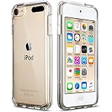 ULAK iPod Touch 7 Case, iPod Touch 5/6 Hybrid Crystal Slim Soft TPU Bumper Scratch-Proof Hard Case Cover for Apple iPod Touch