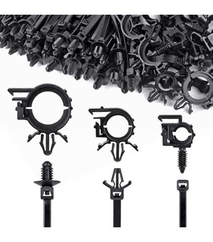 20-Pack Black Nylon Cable Ties 8.3 Inch - Heavy Duty Zip Ties For Home, Car, Electronics & Outdoor Use - View #10
