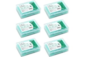 AMZSKU Zahnseide Dental Floss 200 Stück Zahnseide Stick mit Zahnstocher Halter, Zahn Draht Zahnpflege Interdental Flossers mit Y-Form Design, Disposable Zahnseidensticks Zahnreiniger Sticks