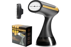 EXSIVEMY Steamer Dampfglätter, 1500 W Reise Dampfer für Kleidung, Dampfbürste Handbügeleisen für Kleidung mit 350 ml Wassertank, 20 S Schnell Aufheizender Vertikal-Dampfgarer, Dampfglätter für das Heimbüro