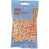 1 000 perles standard MIDI (5 mm) bleu gris