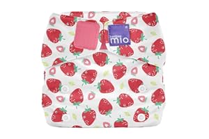 Bambino Mio, Miosolo Classic All-in-One Reusable Nappy, Eco Chemical Free Nappy (Strawberry Cream, One Size)