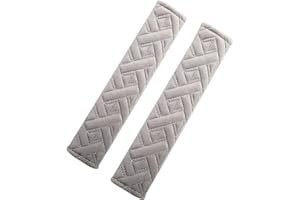 CHENGZI Universal-Sicherheitsgurt-Pads, weiche Komfort-Sicherheitsgurt-Schultergurt-Abdeckungen (Grau-B)