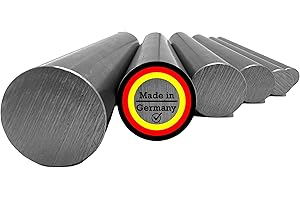 Wulkow Rundstahl S355 J2+C Ø 15mm x 1000mm - LÄNGE 10mm bis 1000mm WÄHLEN - Durchmesser 8mm bis 80mm - Rundeisen gezogen h9 | ST 52 K - 1.0570 | Welle Baustahl rund