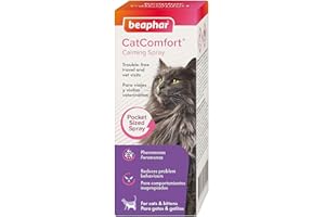 SIPW Beaphar Cat Comfort Calming Relaxing De-Stress Anxiety Relief Remedy Calms (Calming Spray)