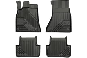 MOTOS Gumowe dywaniki samochodowe pasują do Audi A4 B8 2007-2015 Popraw swój komfort podróży z dywanikiami antypoślizgowymi No.77- Dywaniki samochodowe na każdą pogodę, ochrona przed zabrudzeniami