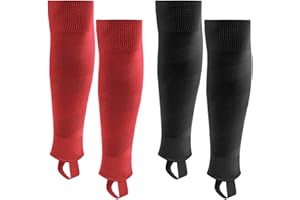 ‎NORTHDEER Kinder Herren Stutzen Fußballstutzen Stegstrümpfe Fußball Sleeve Fußballsocken mit Steg