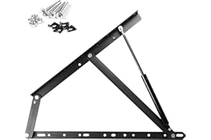 P17 - KIT ALZA RETE LETTO MATRIMONIALE | Meccanismo sollevamento Letto Contenitore | KIT COMPLETO: 2 Trapezi + 2 Pistoni + Viti di Montaggio