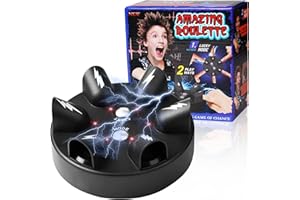 OSDUE Shock Roulette Party Game, Rilevatore di Bugie da Dito Elettrico, Gioco da Tavolo Giocattolo, Divertente Rilevatore di Bugie da Dito, Finger Shock Game Feste in Famiglia for 2-6 Players