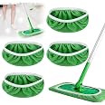 Lot De 4 Chiffons Humides Réutilisables Pour Swiffer - Microfibre, Taille 25,4x11,5 Cm, Pour Tous Types De Sols
