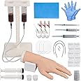 MedEduQuest IV Hand Kit for Injection Venipuncture Training, IV Injection Hand Model