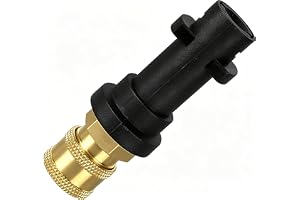 Stone Banks Högtryckstvättpistol adapter med 1/4 tum snabbanslutning honkoppling kompatibel med Karcher/Kärcher K-serien K2