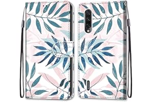 Mo-Somnus Funda para Xiaomi Mi A3 / Xiaomi Mi CC9e, Funda Cartera Funda Libro Caso Piel PU con Tapa Magnético Billetera Flip Carcasa Cuero [Protección Completa] [Ranura para Tarjeta] (Coníferas)