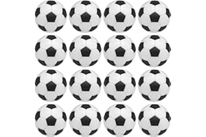 Naissgo 16 Stück Tischfußball Kickerbälle, Tischfussball Bälle Ersatzbälle, Tischfußball Kugeln Mini Ball (32MM/ 36MM)