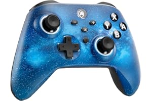 ECHTPower Manette Switch 2 Galaxy, 2025 Nouvelle Manette Switch 2 Sans Fil avec RGB/Hall Trigger/Macro/Shift/Turbo/Vibration, Manette Pro Controller Bluetooth Compatible avec Switch/OLED/PC/Adroid/iOS