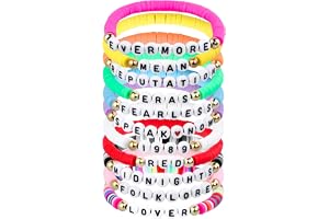 HLenyoy vänskapsarmband set – 11 st inspirerat armband sommar strandarmband justerbar stretch pärlarmband för kvinnor flickor