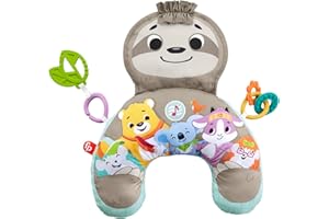 Fisher-Price Spielkissen, Baby Spielzeug mit abnehmbaren Beißringen, Babyausstattung ab der Geburt