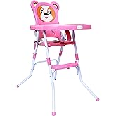 1st Step 2 in 1 Convertible High Chair Cum Booster Seat (Pink)