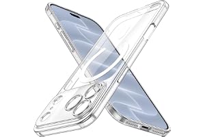 JETech Magnetiskt Smalt Skal för iPhone 18 Pro Max, Klar | Kompatibel med MagSafe, Ultratunn, Kameralinsskydd, Lättvikt Klar Minimalistisk Skyddande Telefon Skal