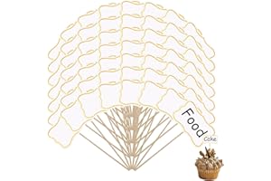 Classicseali Food Labels for Buffet Table, 56Pcs Buffet Labels, Food Flags for Buffets to Write on, Party Foods Label, Mini Flags, Sandwich Flag on Sticks