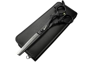 Sharonds 6 pouces Professional Ciseaux de coiffure, salon de lissage et ciseaux à effiler, ciseaux à cheveux en 440 C