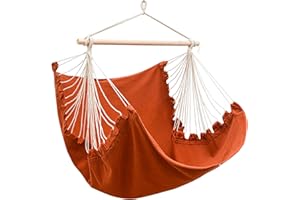 AMANKA Chaise Suspendue Exterieur XL - 155x125 Fauteuil Suspendu Balancelle de Jardin Fauteuil a Suspendre Fauteuil Relax Intérieur Siege Suspendu Exterieur Balancelle 1 Place Fauteuil Siège Suspendu