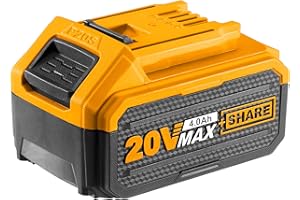 INGCO Batteria agli ioni di litio INGCO 20 V 4.0 Ah, compatibile con tutti gli utensili elettrici ingco, senza caricatore FBLI2002