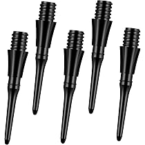 MageRabbit Lot De 12 Ailettes De Fléchettes En Une Seule Pièce, 4 Couleurs De Forme Standard Pour Fléchettes Souples Et à Pointe En Acier, Kit De Ailettes De Fléchettes, Ailettes Moulées Et