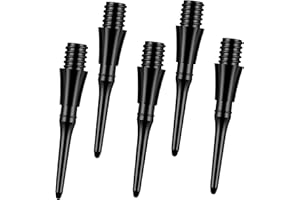 MageRabbit 100 Stück Kunststoff-Dart-Spitzen, 2BA-Gewinde, weiche Dart-Spitzen