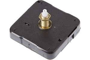 Artemio 14001495 Mécanisme Horloge à pile, Plastique, Noire, 5,5 x 3,8 x 5,5 cm