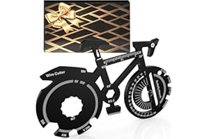 KEIFUKUH Funny Multi Tool Men Gift - Creative Gadget Bicycle Styling 20 in 1 Small Tool Gift Idea for Dad Husband, Christmas Stocking Filler Boyfriend Son, Unique Gift for Birthday, Fathers Day, Valentines Day