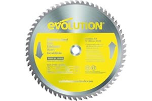 Evolution Power Tools Tarcza do cięcia stali nierdzewnej S355TCT-90CS TCT 90T 355 mm do pilarek tarczowych i przecinarek i cięcia metalu