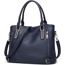 Sac à Bandoulière Femme En Cuir PU Avec Foulard - Grand Format (38x27x11 Cm) - Sac Fourre-tout élégant Pour Travail, Shopping Ou Voyage
