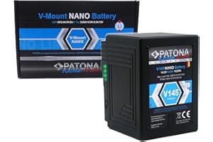 PATONA Platinum - Nano V145 V-Mount Akku (142Wh) mit D-Tap und USB