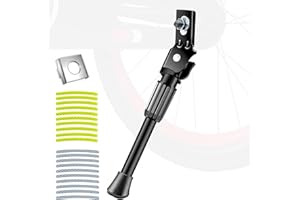 Hapoyxm Cavalletto Bici Bambino - 12~20 Pollici Cavalletto Bicicletta per Bambini con 20 PCS Catarifrangente Adesivo e Distanziatore di Montaggio, Cavalletto per Bici per Bambini MTB