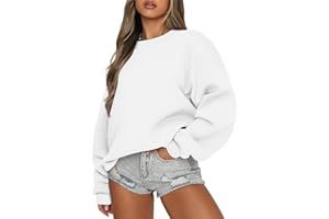BTBDYDH sweat femme sweat zippé sweats à capuche femme Sweat-shirt à manches longues et col ras du cou pour femme haut de couleur unie décontracté coupe ample tenue polaire collection automne et hiver
