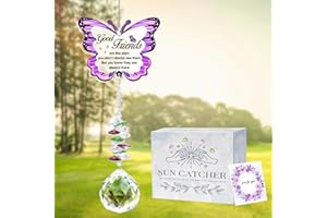 EINANMUT Best Friend Birthday Gifts for Women, Friendship Gifts for Women - Butterfly Crystal Suncatcher, Birthday Gifts for Friends, Bestie, Friendship Gift Decoration