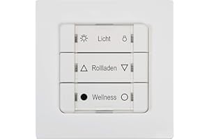 Rademacher DuoFern Mehrfachwandtaster BAT 9494-1 - Drahtloser & funkfähiger Mehrfachwandtaster für DuoFern Empfänger (HOMEPILOT Nachfolgemodell verfügbar)