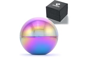 Spice Grinder, Spespo Metal Pepper Grinder 3 Parts 2.1inch -Rainbow Color