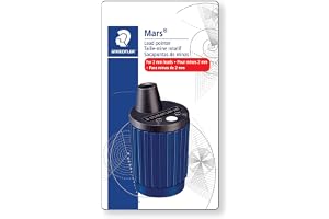 STAEDTLER 502 BK A6 Mars roterande ledvisare och badkar för 2 mm ledningar, 502BKA6