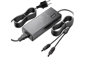 AIFIZO AC auf MC4 Ladegerät, 54V/3A 162W, für SolarFlow 1200 / Hub 2000 / AIO2400 / Solix, Geeignet für den Einsatz im Winter und in der Regenzeit