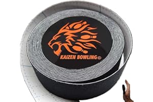 KAIZEN BOWLING Bowling Tape - Protective Fitting Thumb & Finger Tape - Tenpin Bowling Accessories For Thumb Protection (Black/Red/Blue/Natural)
