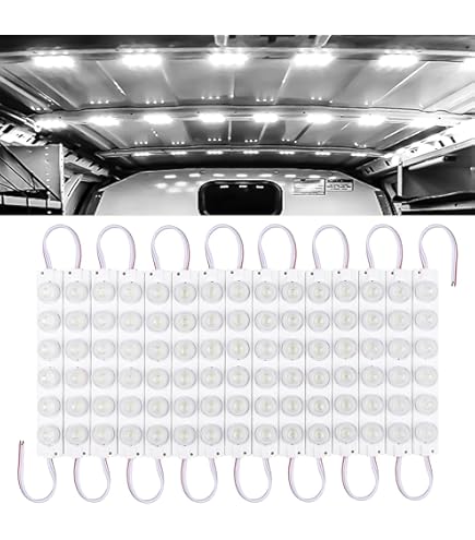 njssjd 4 Stück LED-Laderaumbeleuchtung hinten für 2000–2024 F.ord Transit MK6 MK7 MK8, F.ord